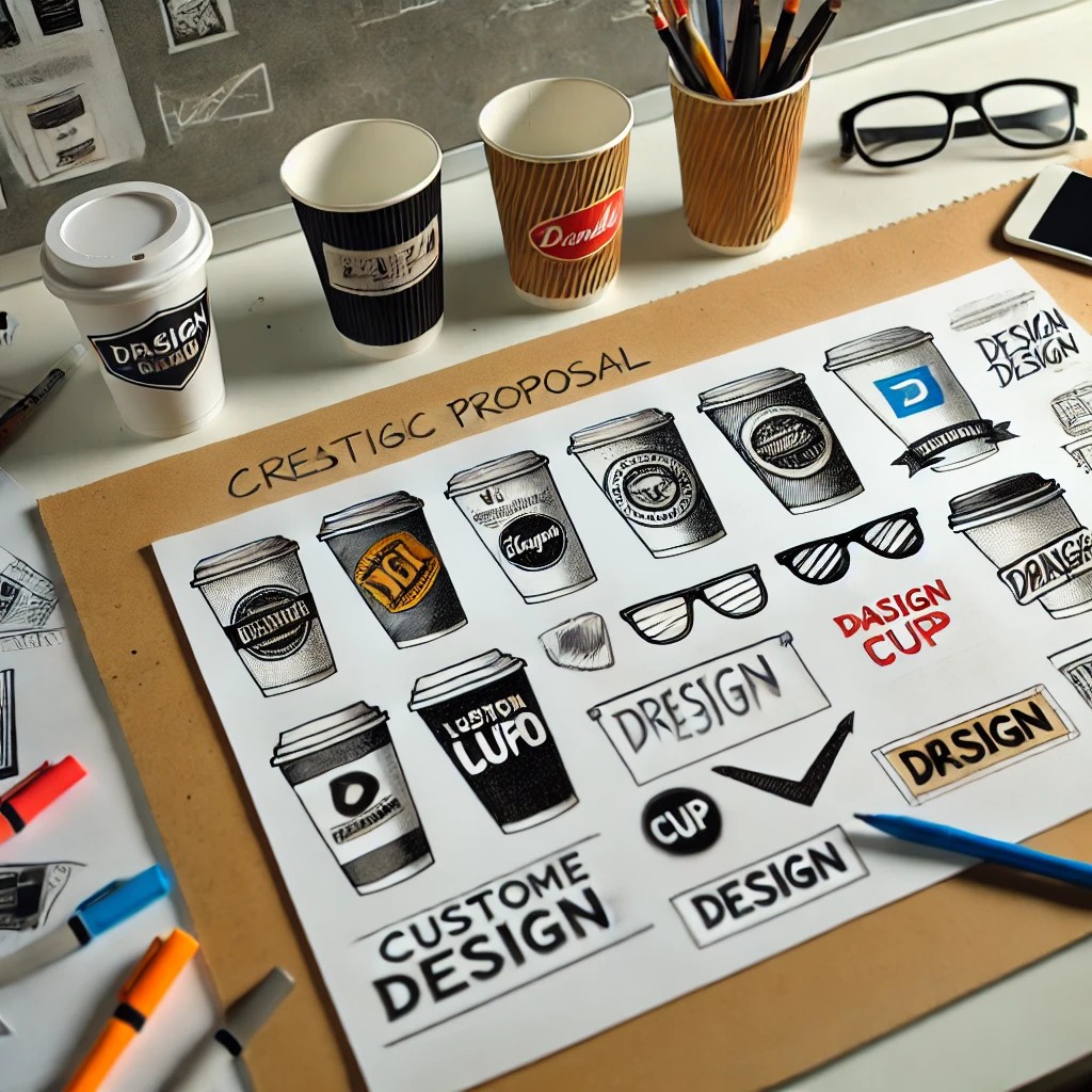 Design grafic pentru pahare personalizate