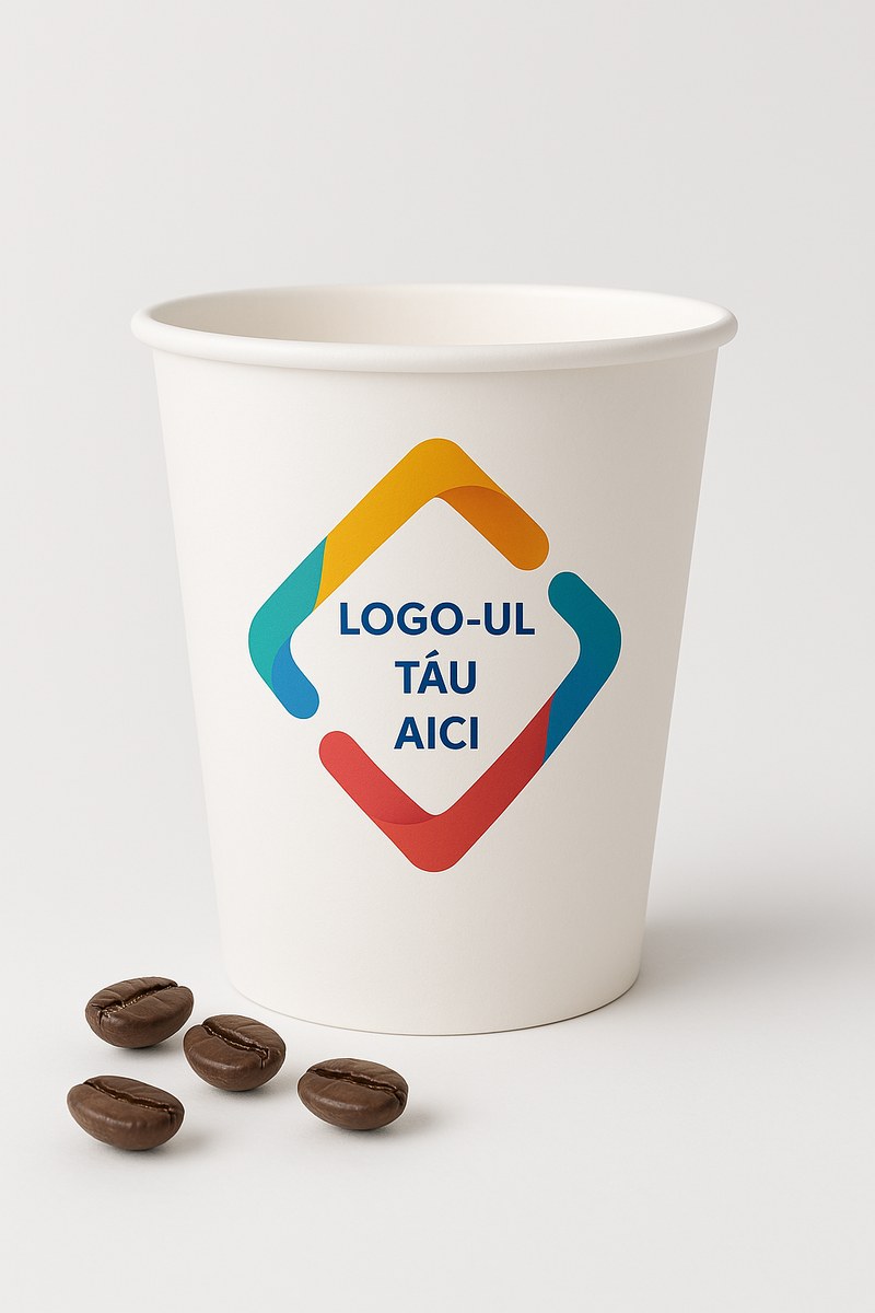 Pahar personalizat cu logo, exemplu 1