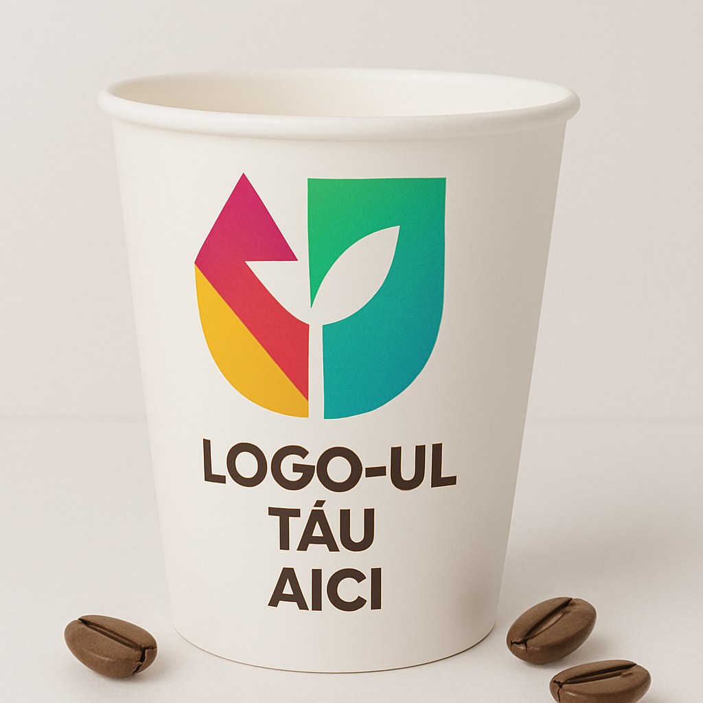 Pahar personalizat cu design eco, exemplu 4